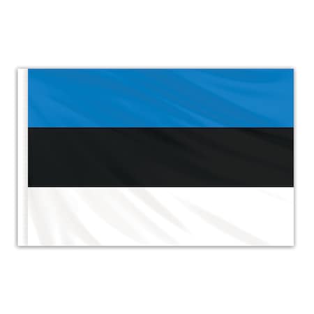 Estonia Indoor Nylon Flag 5'x8'